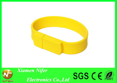 4GB Silicone Wristbands Promotional USB Sticks16GB 32GB 64GB Custom Rubber Bracelets