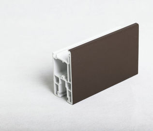 2.6mm Door Sash PVC Extrusion Profiles European Gray For UPVC Doors